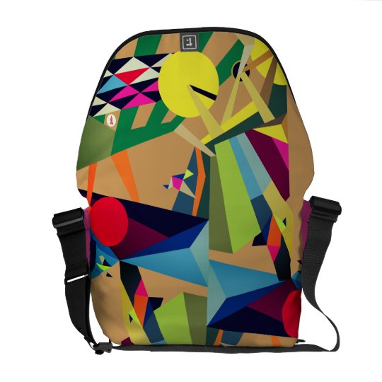 Joy of Life Unique Design by Raluca Nedelcu Messenger Bags