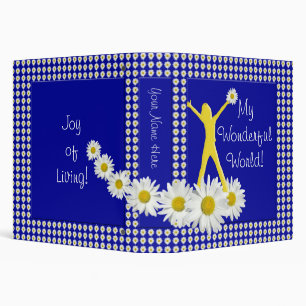 Joy of Living Daisies 1.5 inch Binder
