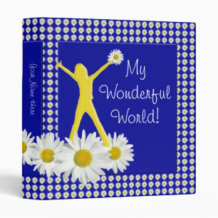 Joy of Living Daisies 1 inch Binder