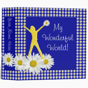 Joy of Living Daisies 2 inch Binder