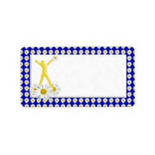 Joy of Living Daisies Address Labels