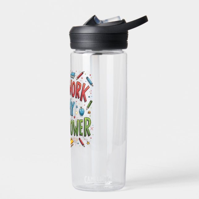 Joy of Studying -no9 Water Bottle (Left)