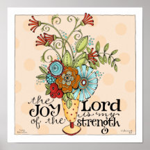 Joy of the Lord - 12 x 12 Art Print