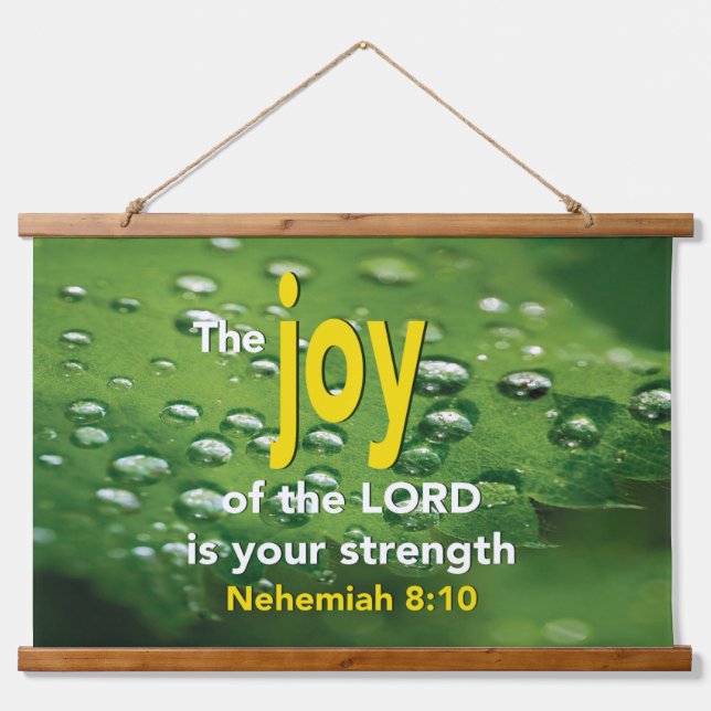 JOY OF THE LORD HANGING TAPESTRY (Front)