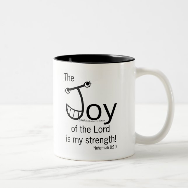 JOY of the Lord Two-Tone Coffee Mug (Right)