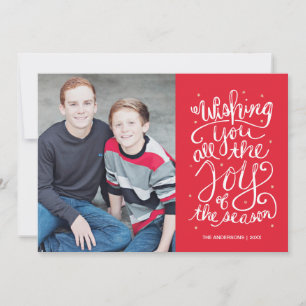 Joy of the Season Holiday Carte photo