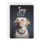 Joy Paw Print Brush Script Dog Lover Photo Pet