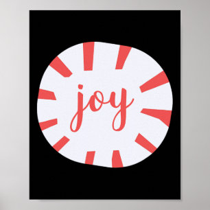 Joy - Peppermint Christmas  Poster