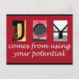 Joy Postcard