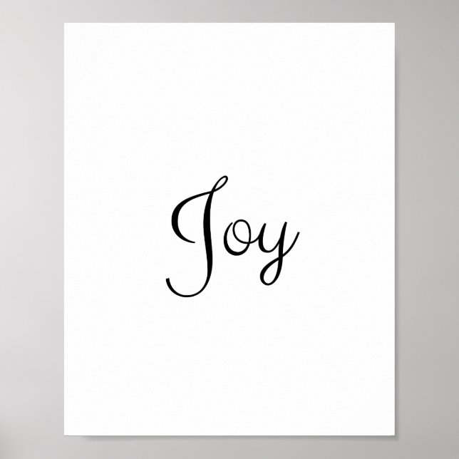 Joy Poster (Devant)