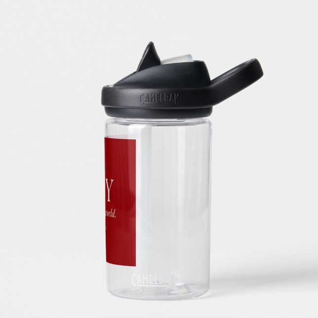 JOY | Psalm 98:4 | Christmas Gift Water Bottle (Left)