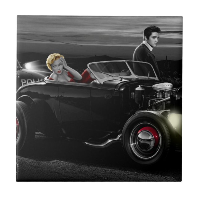 Joy Ride B&W Tile (Front)