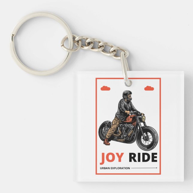 Joy Ride Urban Exploration Keychain (Front)