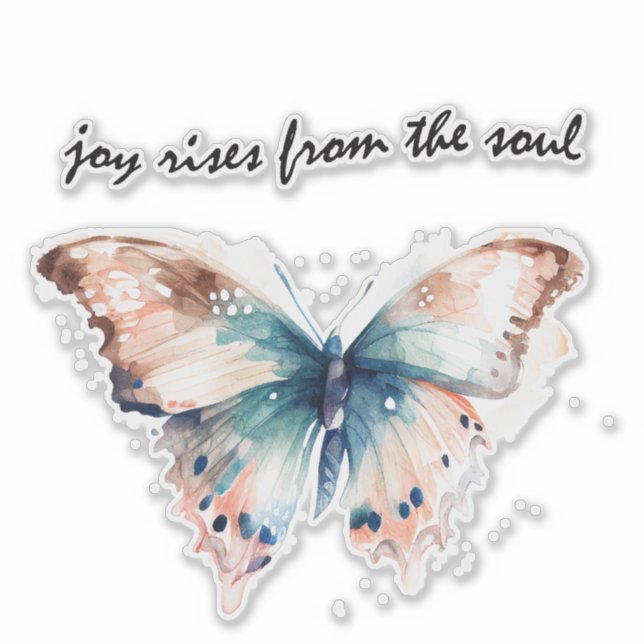 Joy Rises from the Soul Butterfly (Front)