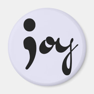 Joy Semicolon Magnet