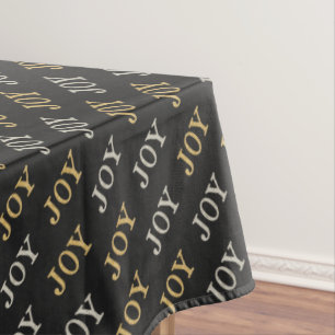 JOY (silver / gold glitter) Tablecloth