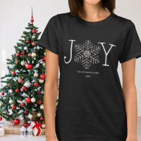 Joy Snowflake Family Christmas 