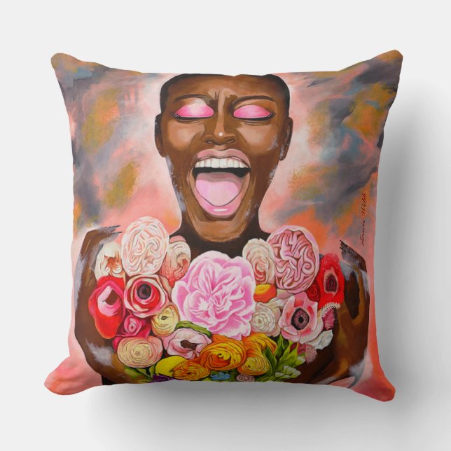 Joy Throw Pillow (Front)