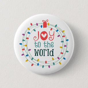 Joy To The World 2 Inch Round Button