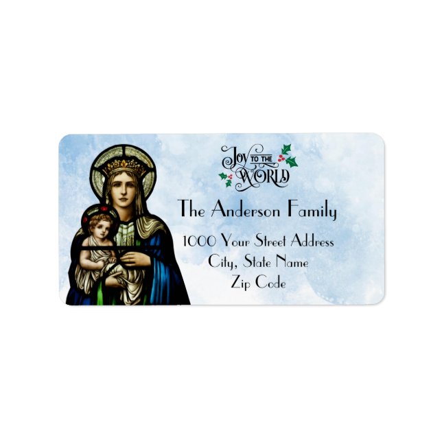 Joy To The World Address Label (Front)