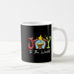 Joy To The World Baby Jesus Christmas Nativity Sce Coffee Mug