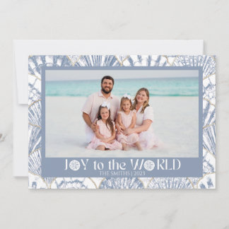 Joy to the World - Beach  Holiday Card