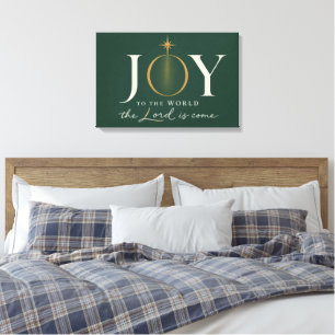  JOY TO THE WORLD   Christian Christmas Canvas Print