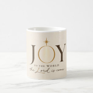 JOY TO THE WORLD Christian Christmas Coffee Mug
