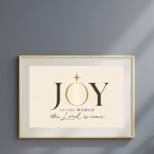  JOY TO THE WORLD   Christian Christmas Poster