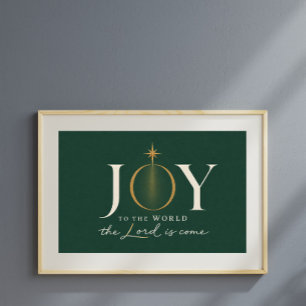  JOY TO THE WORLD   Christian Christmas Poster