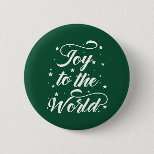 joy to the world Christmas 2 Inch Round Button