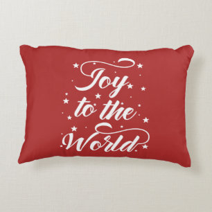 joy to the world Christmas Accent Pillow
