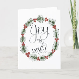 Joy to the World Christmas Card