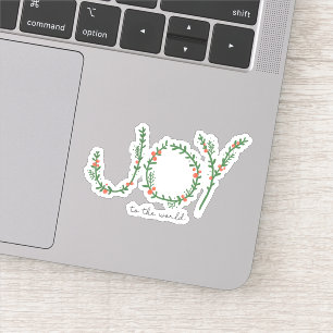 Joy to the World Christmas Green Wreath & Berries