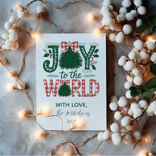 Joy to the World Christmas Holiday Card (Creator Uploaded)
