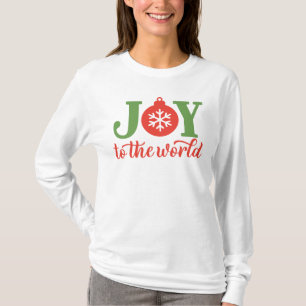 Joy To The World Christmas Holiday Women's T-Shirt