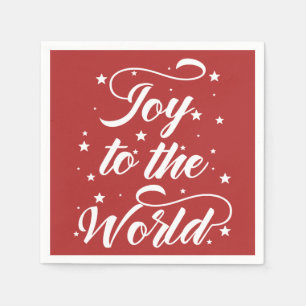 joy to the world Christmas Napkin