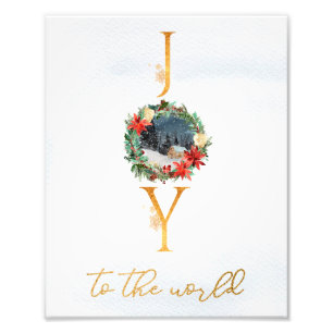 Joy To The World Christmas Poster
