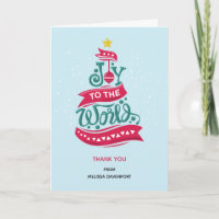 Joy to the World Christmas Quote Typography