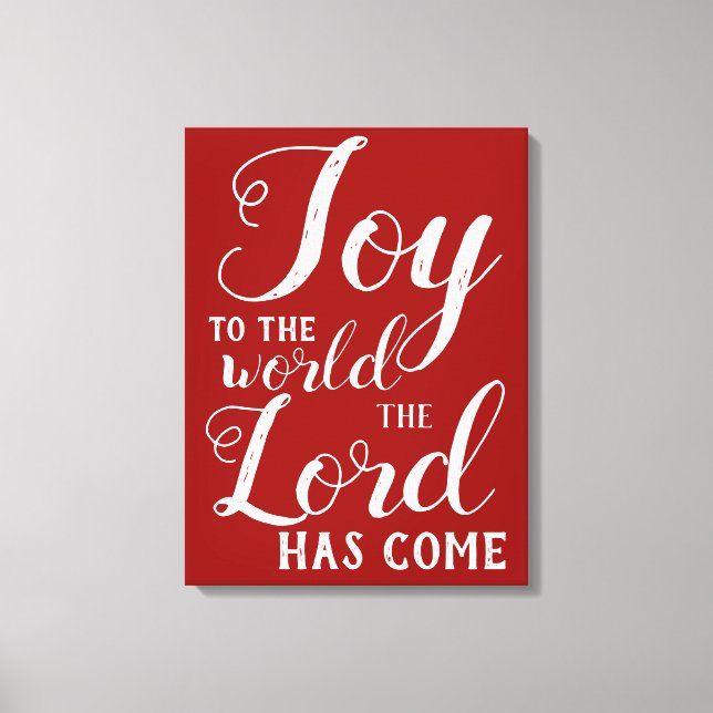 Joy to the World Christmas Wall Decor (Front)