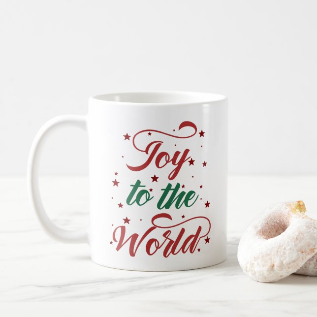 joy to the world coffee mug (With Donut)
