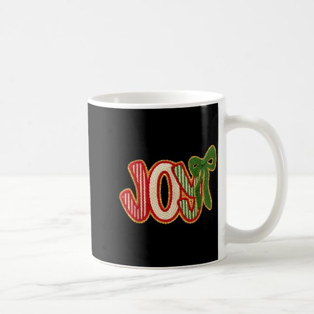 Joy To The World Crochet Jesus Christian Holiday C Coffee Mug (Right)
