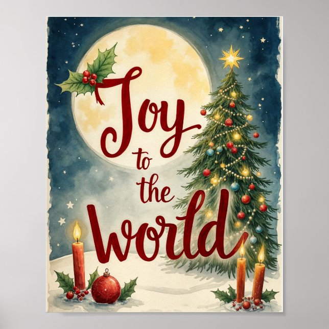 Joy to the World Digital  Poster (Front)