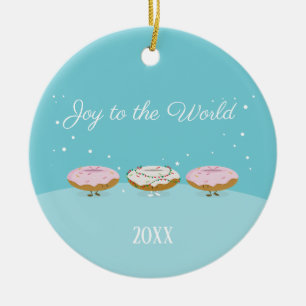 Joy to the World Doughnuts   Ornament