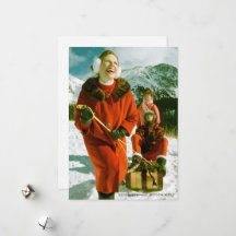 "JOY TO THE WORLD" Flat Holiday Card