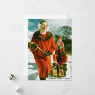 "JOY TO THE WORLD" Flat Holiday Card