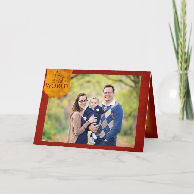 Joy to the World Holiday 5 Photo 5x7 (Front)