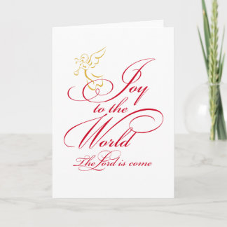 joy to the world holiday card