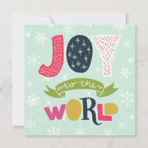 Joy to the World Holiday Card