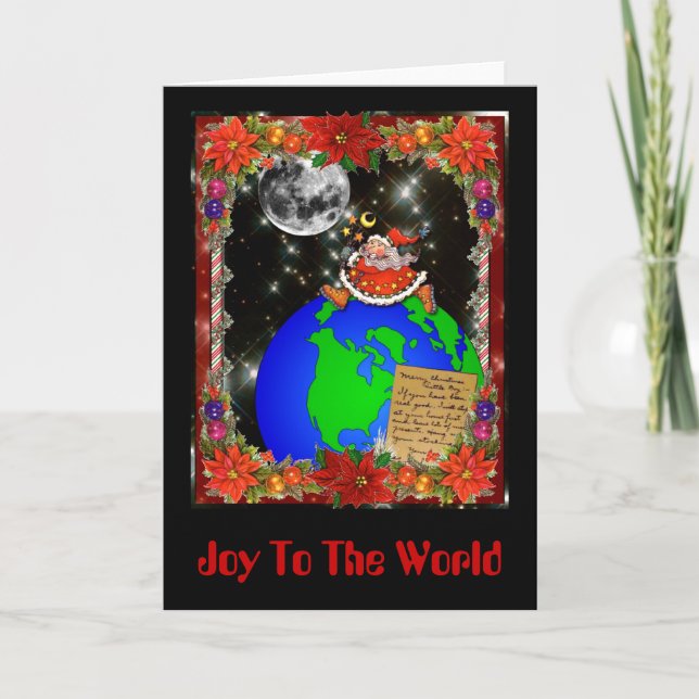 Joy To The World Holiday Card (Front)